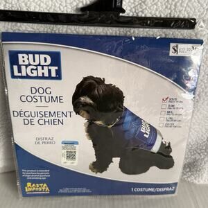 BudLight Alcohol Can Dog Pet Halloween Costume XS/S NEW